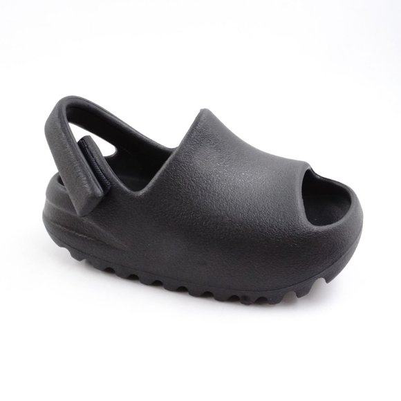 Adidas Original Yeezy Slide Onyx (Kids) in Black HQ4118 -  FCM29 - Picture 10 of 14